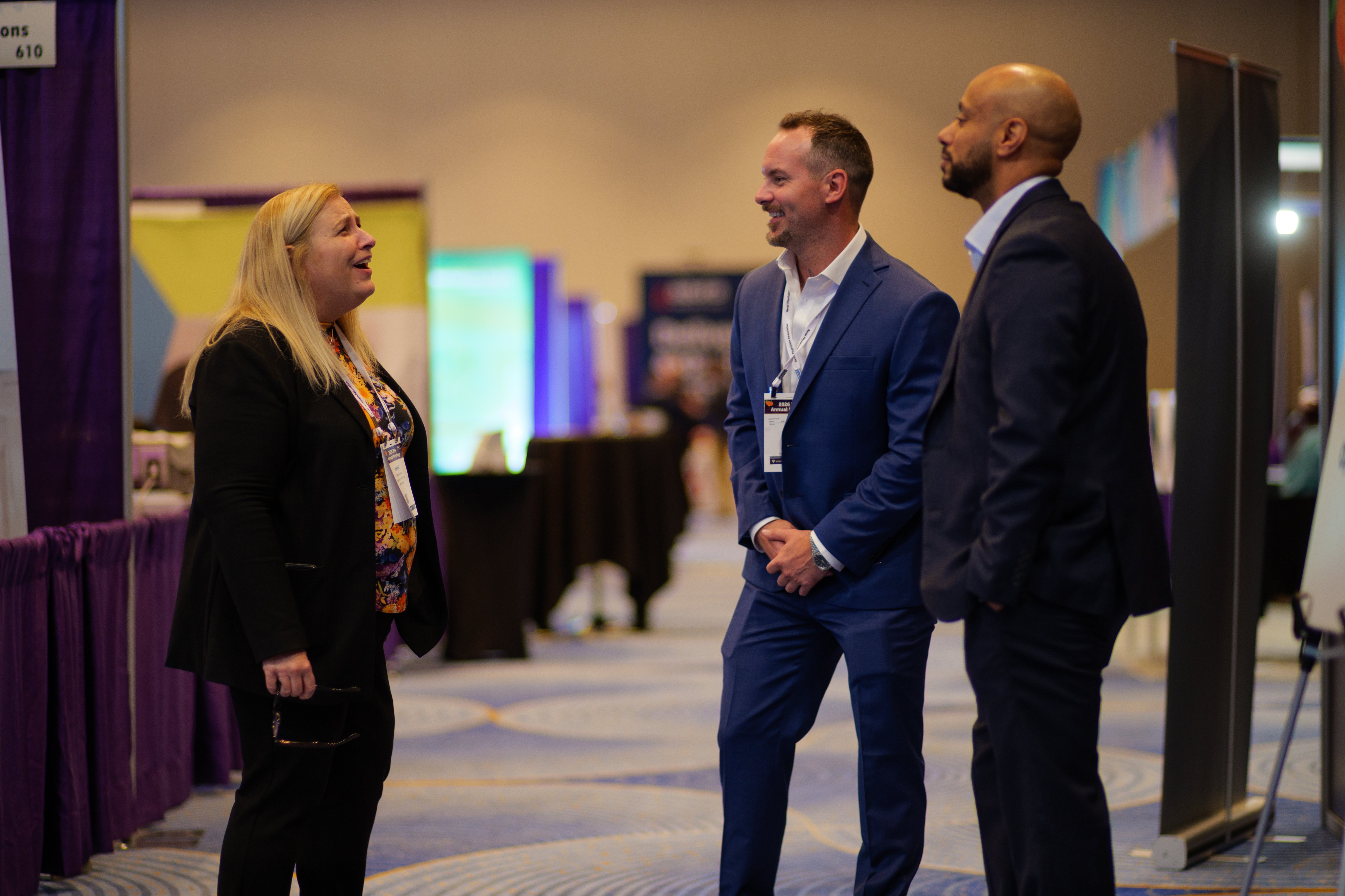 Nsight Health team networking on the RPA 2026 exhibit floor